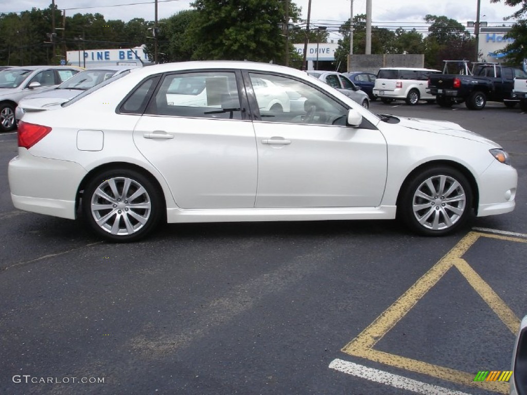 Satin White Pearl 2008 Subaru Impreza WRX Sedan Exterior Photo #54903071