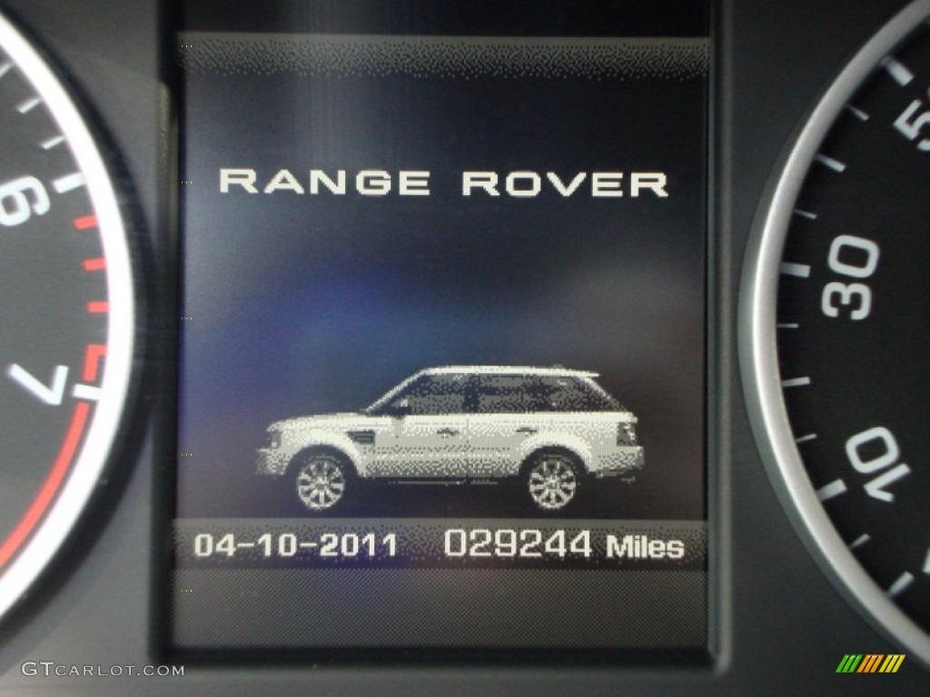 2010 Range Rover Sport Supercharged - Rimini Red / Ebony/Lunar Stitching photo #17