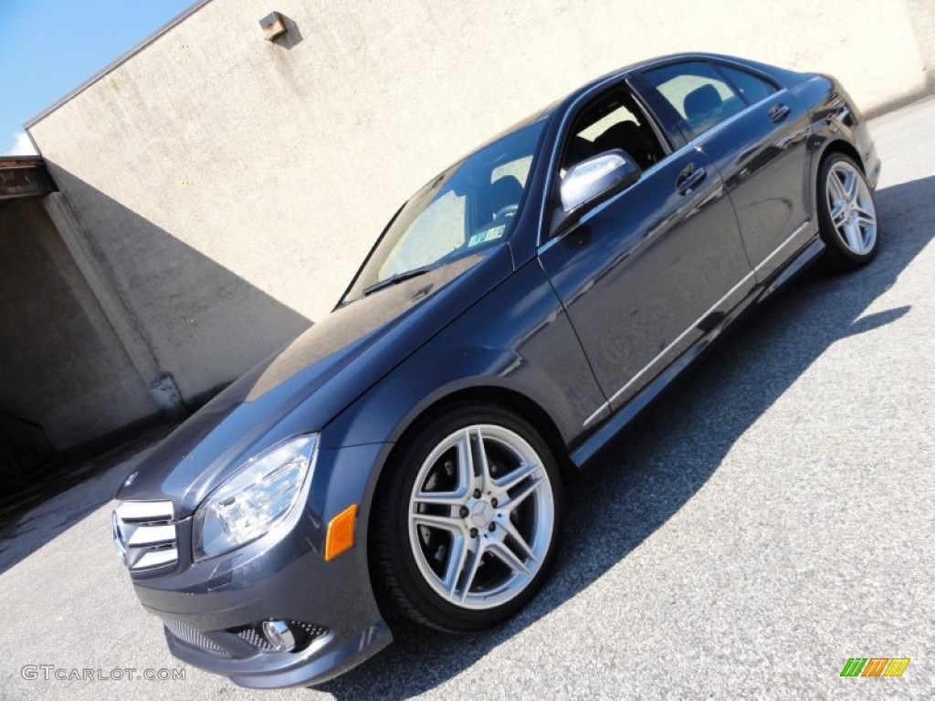 2008 C 350 Sport - Steel Grey Metallic / Black photo #1