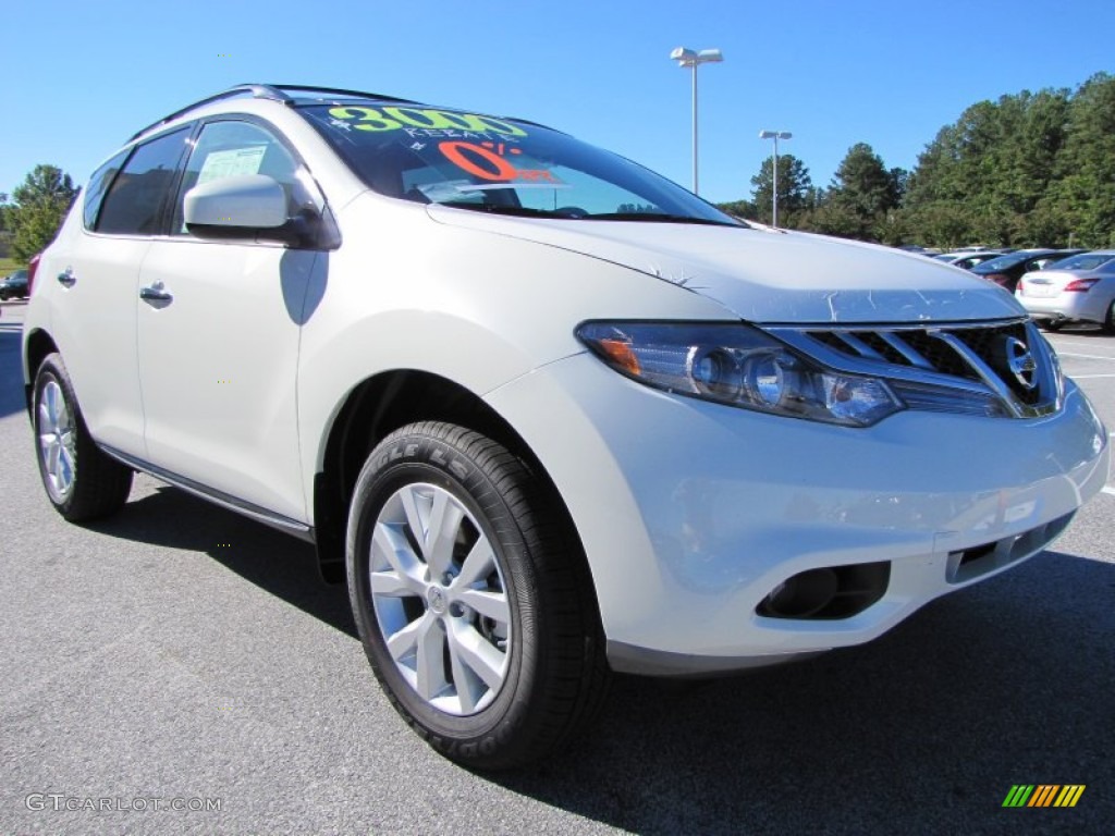 2011 Murano SL - Glacier White Pearl / Beige photo #7