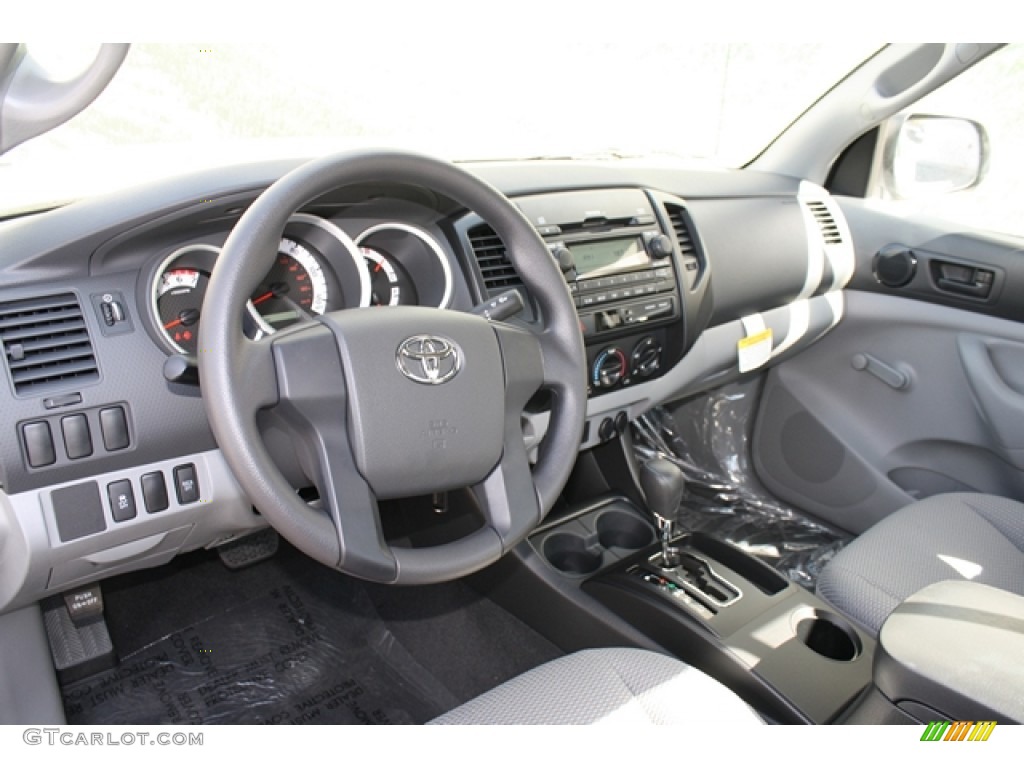 Graphite Interior 2012 Toyota Tacoma Regular Cab 4x4 Photo #54905415