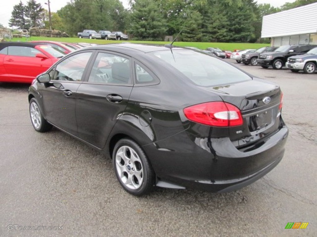 Tuxedo Black Metallic 2011 Ford Fiesta SEL Sedan Exterior Photo #54905438