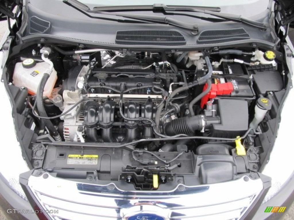 2011 Ford Fiesta SEL Sedan 1.6 Liter DOHC 16-Valve Ti-VCT Duratec 4 Cylinder Engine Photo #54905446