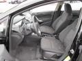 Charcoal Black/Blue Cloth Interior Photo for 2011 Ford Fiesta #54905477