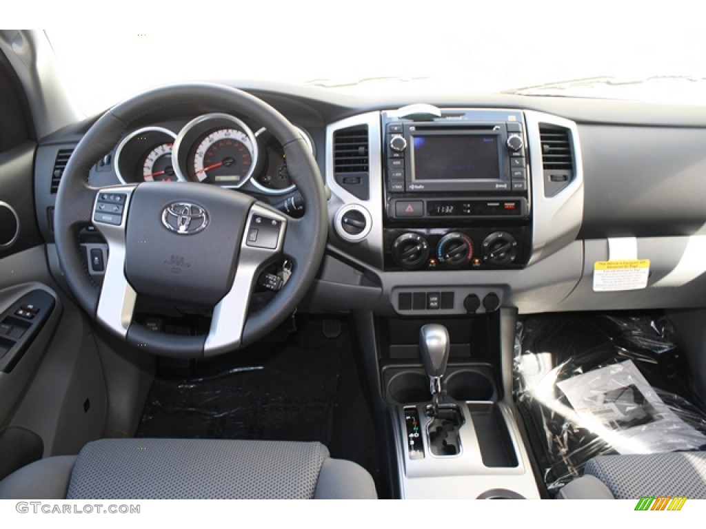 2012 Toyota Tacoma V6 TRD Sport Double Cab 4x4 Graphite Dashboard Photo #54905687
