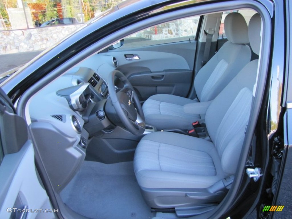 Jet Black/Dark Titanium Interior 2012 Chevrolet Sonic LT Hatch Photo #54906923
