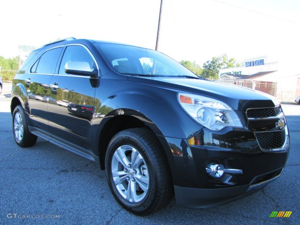 2012 Equinox LTZ - Black Granite Metallic / Light Titanium/Jet Black photo #1