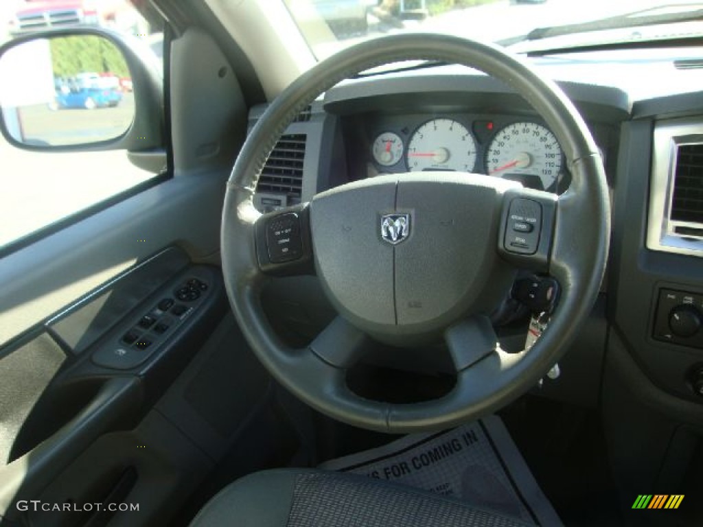 2007 Ram 1500 SLT Quad Cab 4x4 - Brilliant Black Crystal Pearl / Medium Slate Gray photo #25