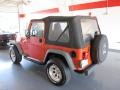 2006 Impact Orange Jeep Wrangler SE 4x4  photo #2