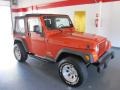 2006 Impact Orange Jeep Wrangler SE 4x4  photo #5