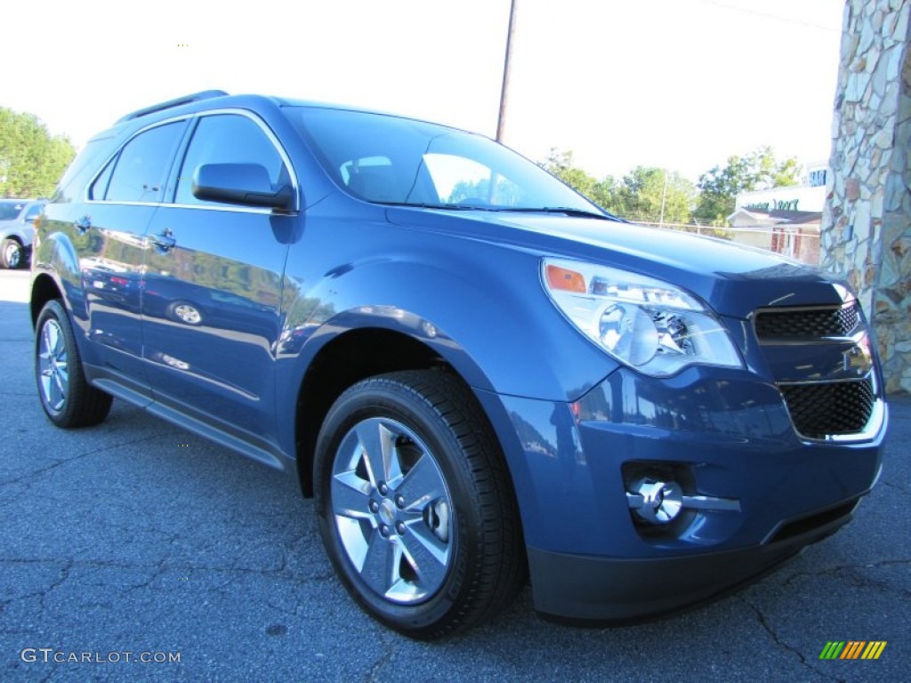 2012 Equinox LT - Twilight Blue Metallic / Light Titanium/Jet Black photo #1