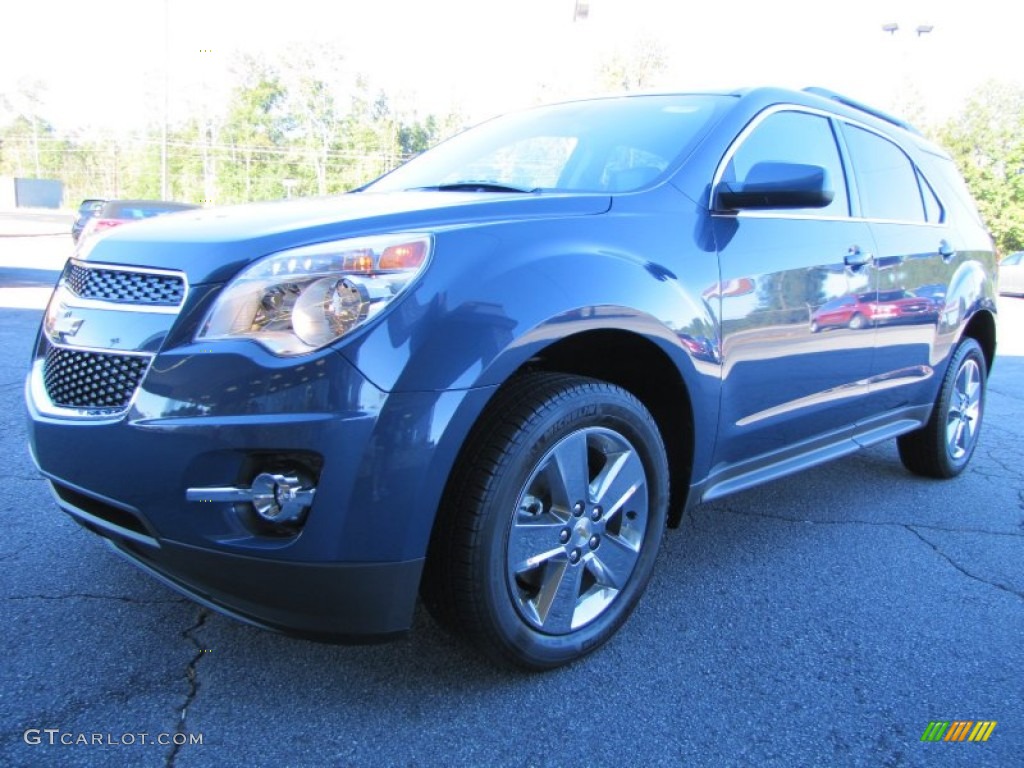 2012 Equinox LT - Twilight Blue Metallic / Light Titanium/Jet Black photo #3