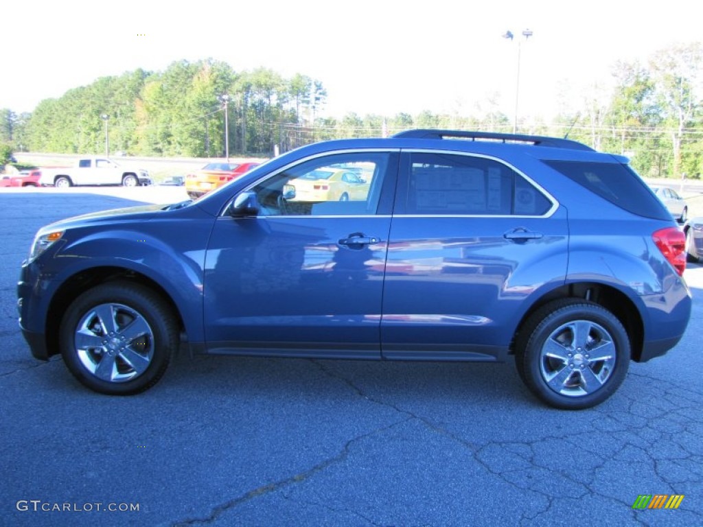 2012 Equinox LT - Twilight Blue Metallic / Light Titanium/Jet Black photo #4