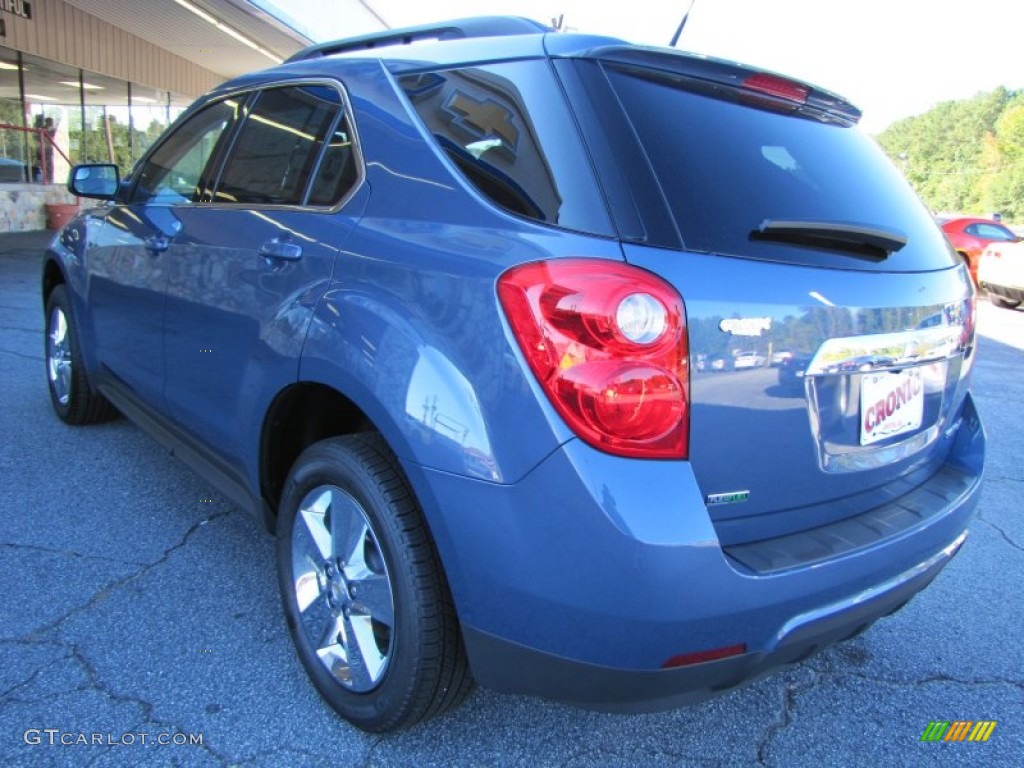 2012 Equinox LT - Twilight Blue Metallic / Light Titanium/Jet Black photo #5