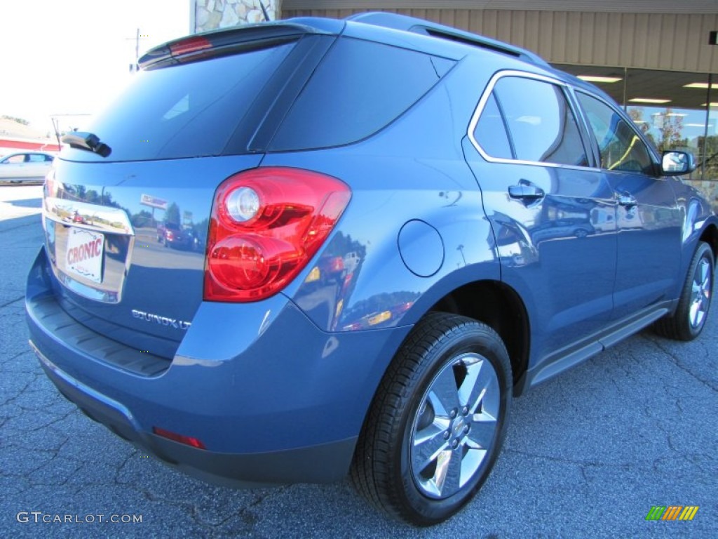 2012 Equinox LT - Twilight Blue Metallic / Light Titanium/Jet Black photo #7