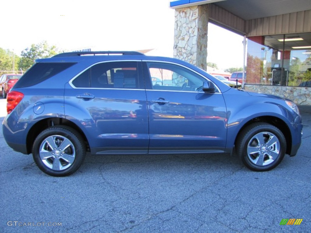 2012 Equinox LT - Twilight Blue Metallic / Light Titanium/Jet Black photo #8