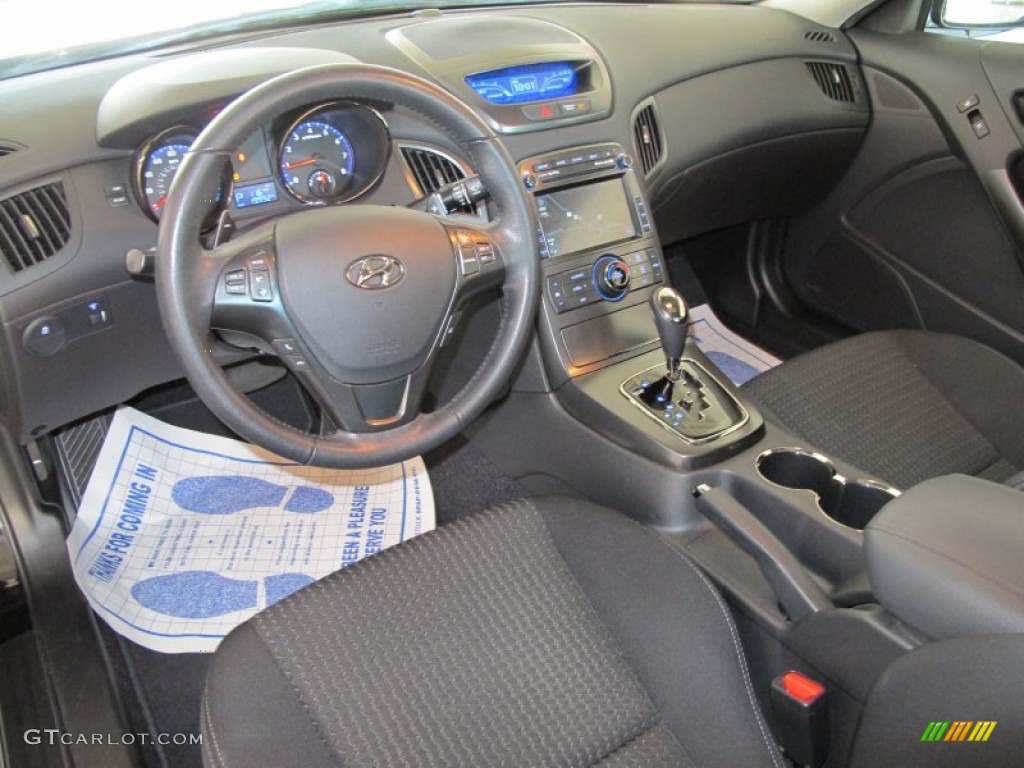 2011 Hyundai Genesis Coupe 2.0T Black Cloth Dashboard Photo #54907785