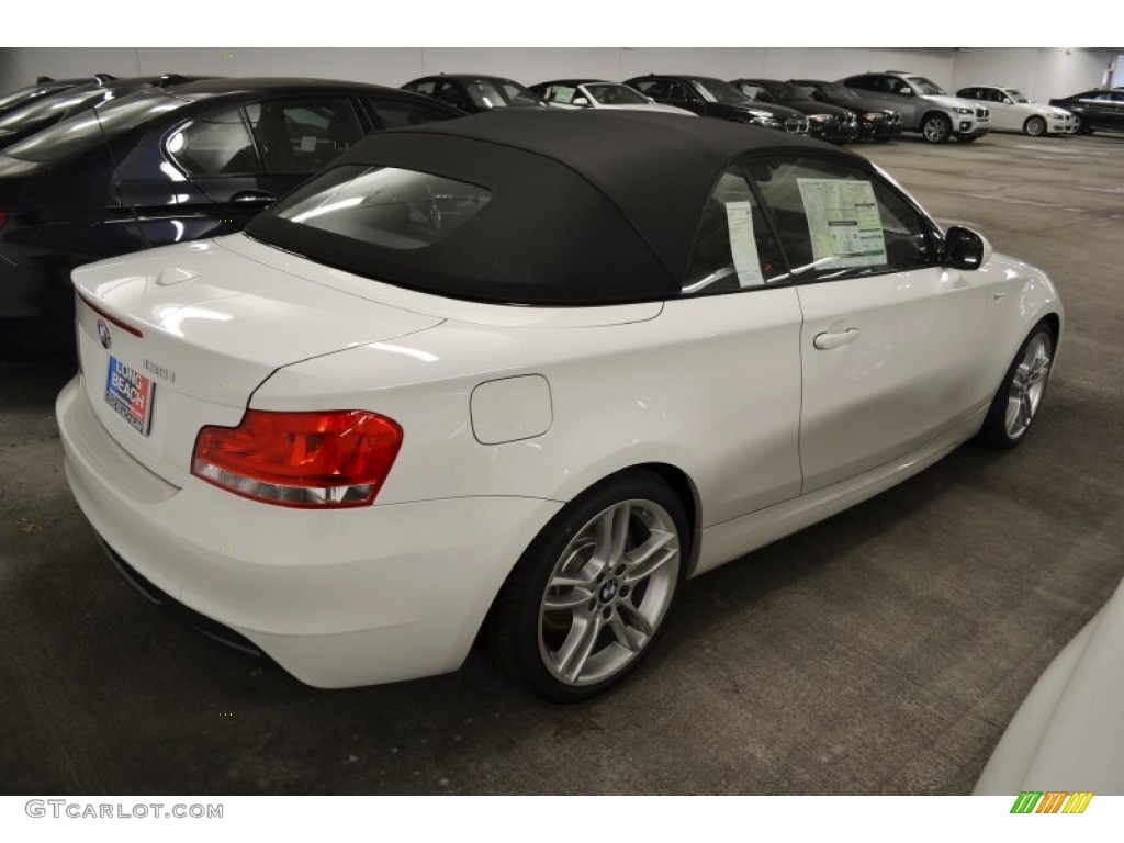 2012 1 Series 135i Convertible - Alpine White / Black photo #4