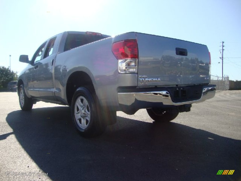 2010 Tundra Double Cab 4x4 - Slate Gray Metallic / Graphite Gray photo #3