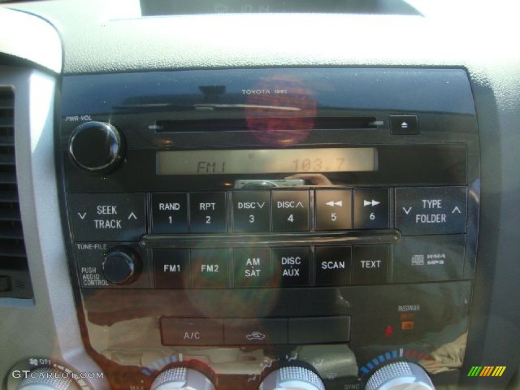 2010 Tundra Double Cab 4x4 - Slate Gray Metallic / Graphite Gray photo #21