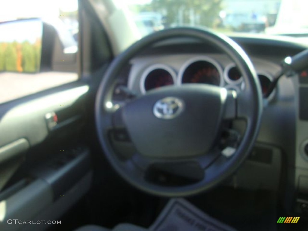 2010 Tundra Double Cab 4x4 - Slate Gray Metallic / Graphite Gray photo #24