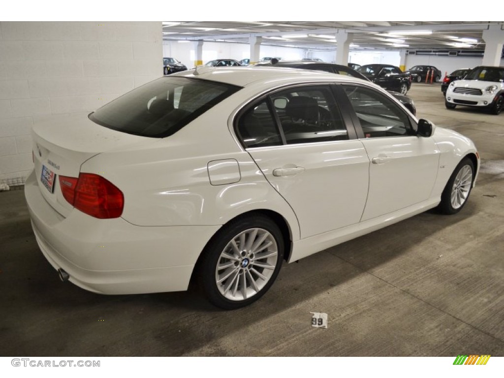 2011 3 Series 335d Sedan - Alpine White / Black Dakota Leather photo #3