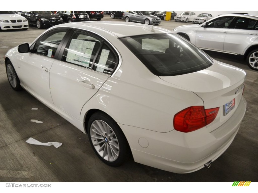 2011 3 Series 335d Sedan - Alpine White / Black Dakota Leather photo #4