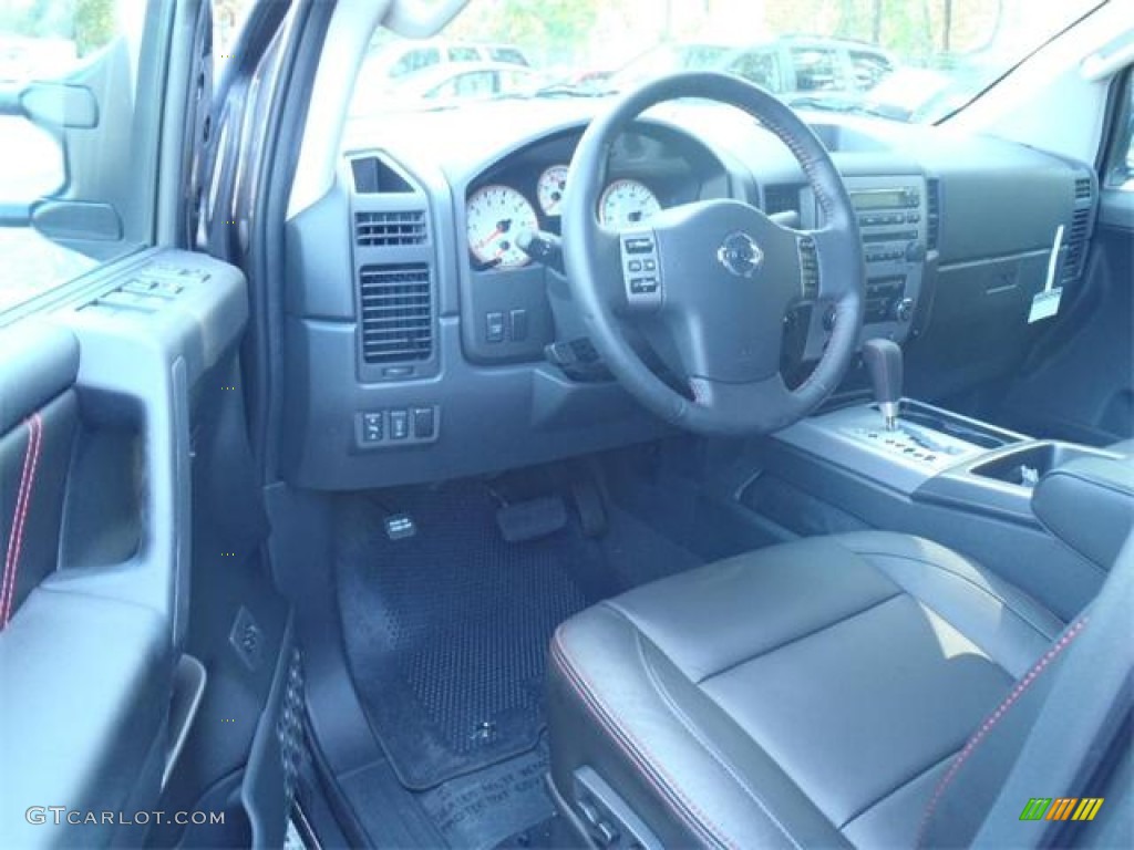 Pro 4X Charcoal Interior 2012 Nissan Titan Pro-4X Crew Cab 4x4 Photo #54910154