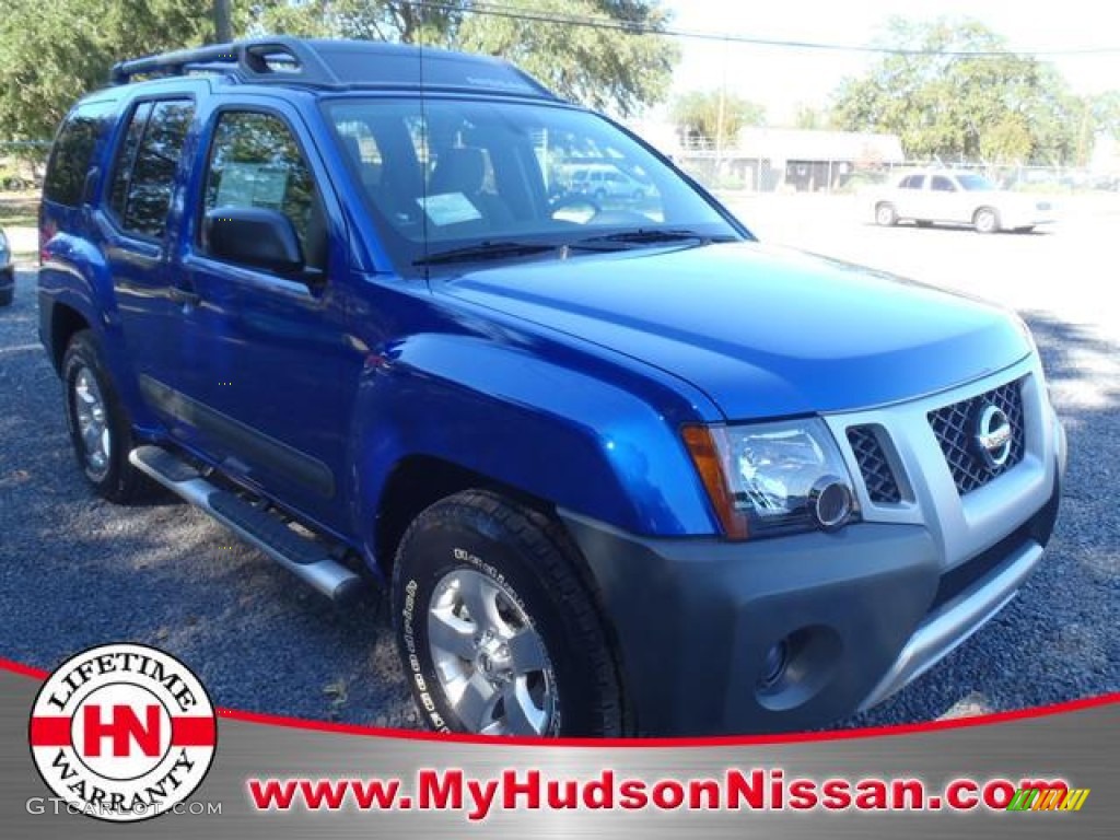 2012 Xterra S - Metallic Blue / Gray photo #1