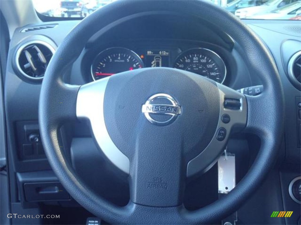 2011 Rogue S - Gotham Gray Metallic / Black photo #8