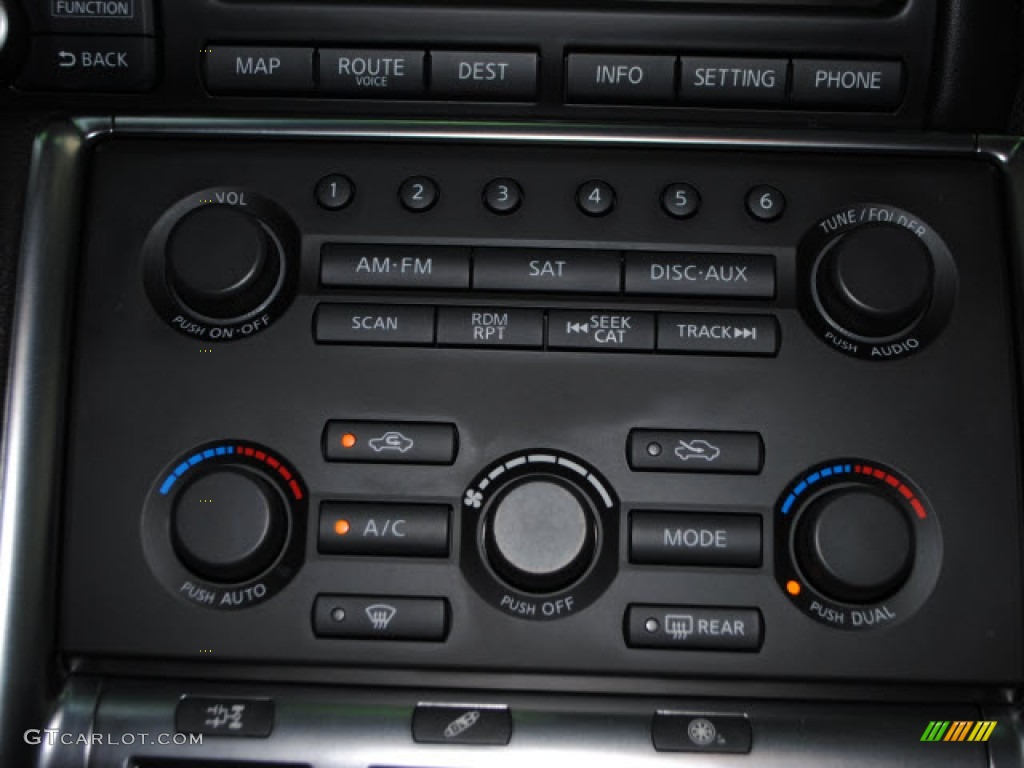 2009 Nissan GT-R Premium Controls Photo #54910601