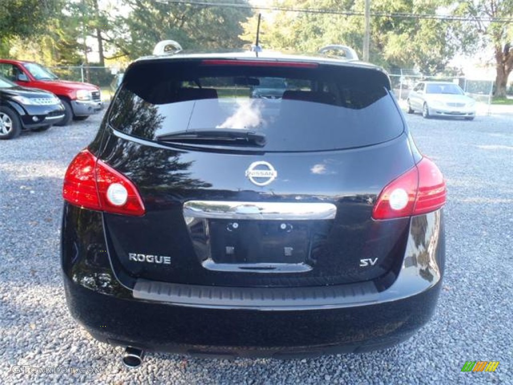 2011 Rogue SV - Wicked Black / Black photo #4