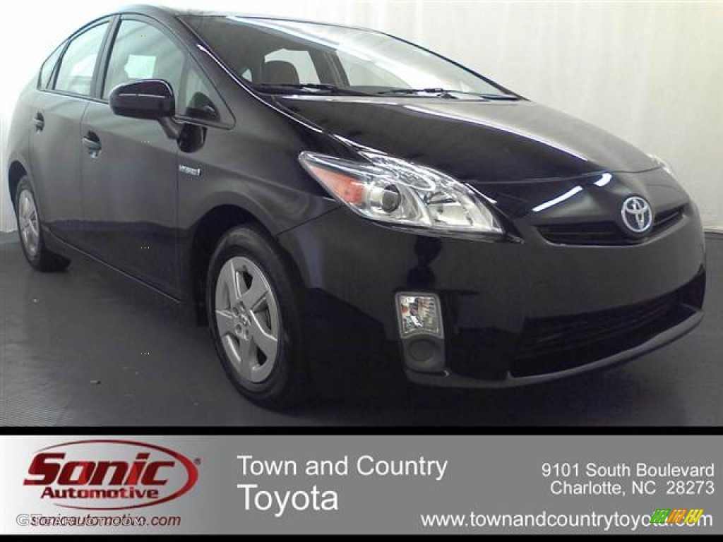 2010 Prius Hybrid II - Black / Misty Gray photo #1