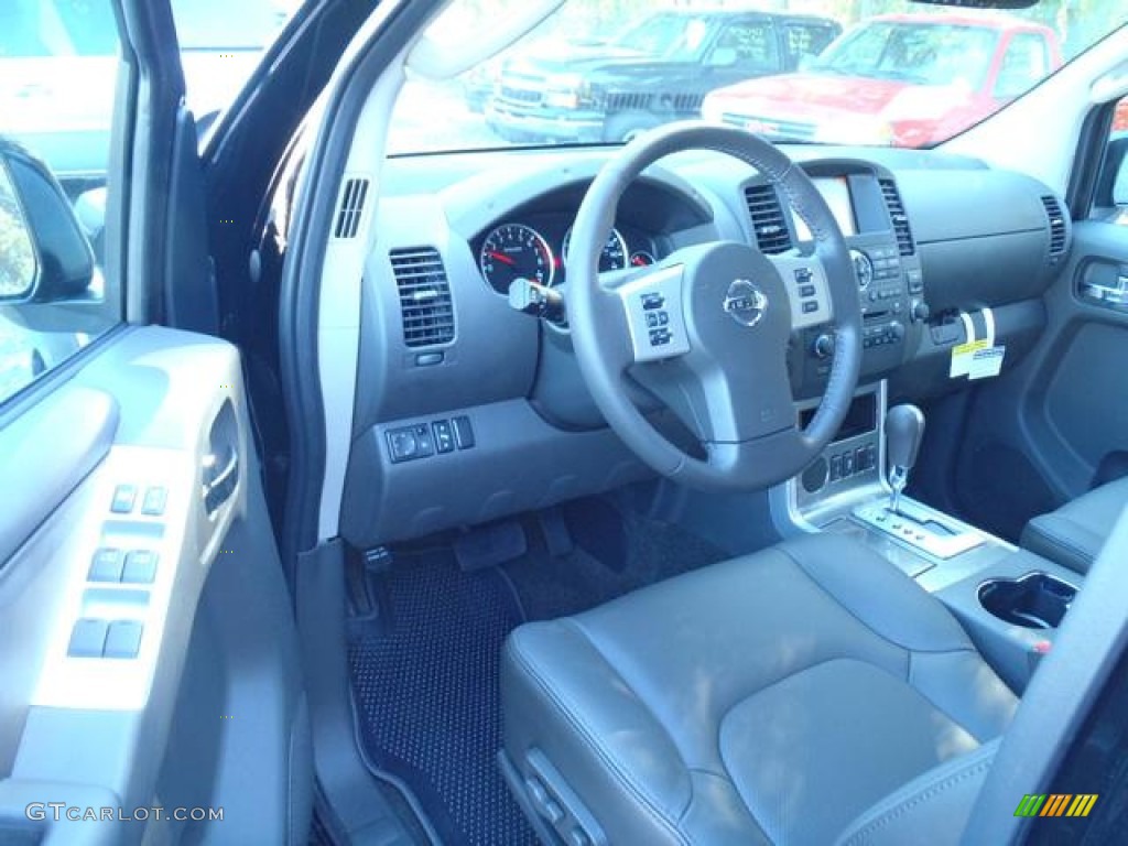 Graphite Interior 2012 Nissan Pathfinder Silver Photo #54910925