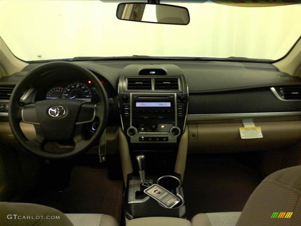 2012 Toyota Camry L Ivory Dashboard Photo #54910997