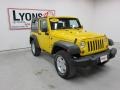 2008 Detonator Yellow Jeep Wrangler X 4x4  photo #21