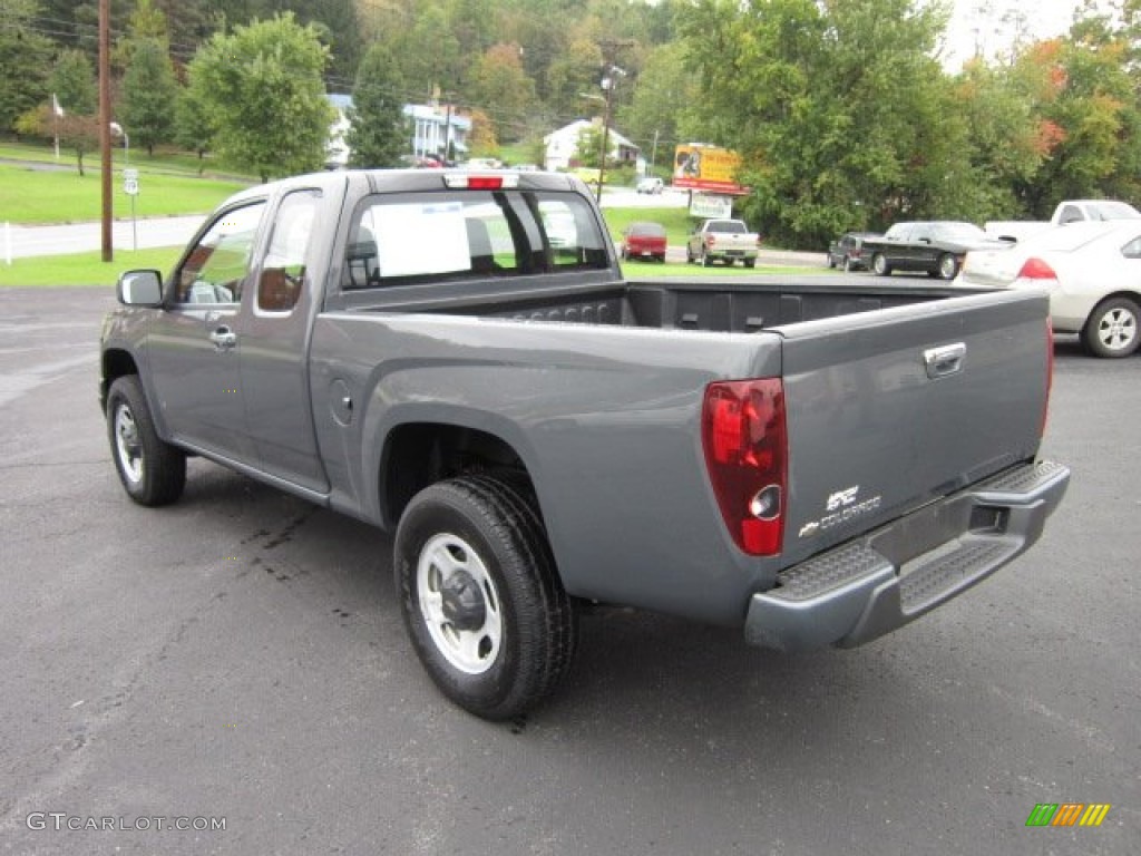 Dark Gray Metallic 2009 Chevrolet Colorado Extended Cab 4x4 Exterior Photo #54913609