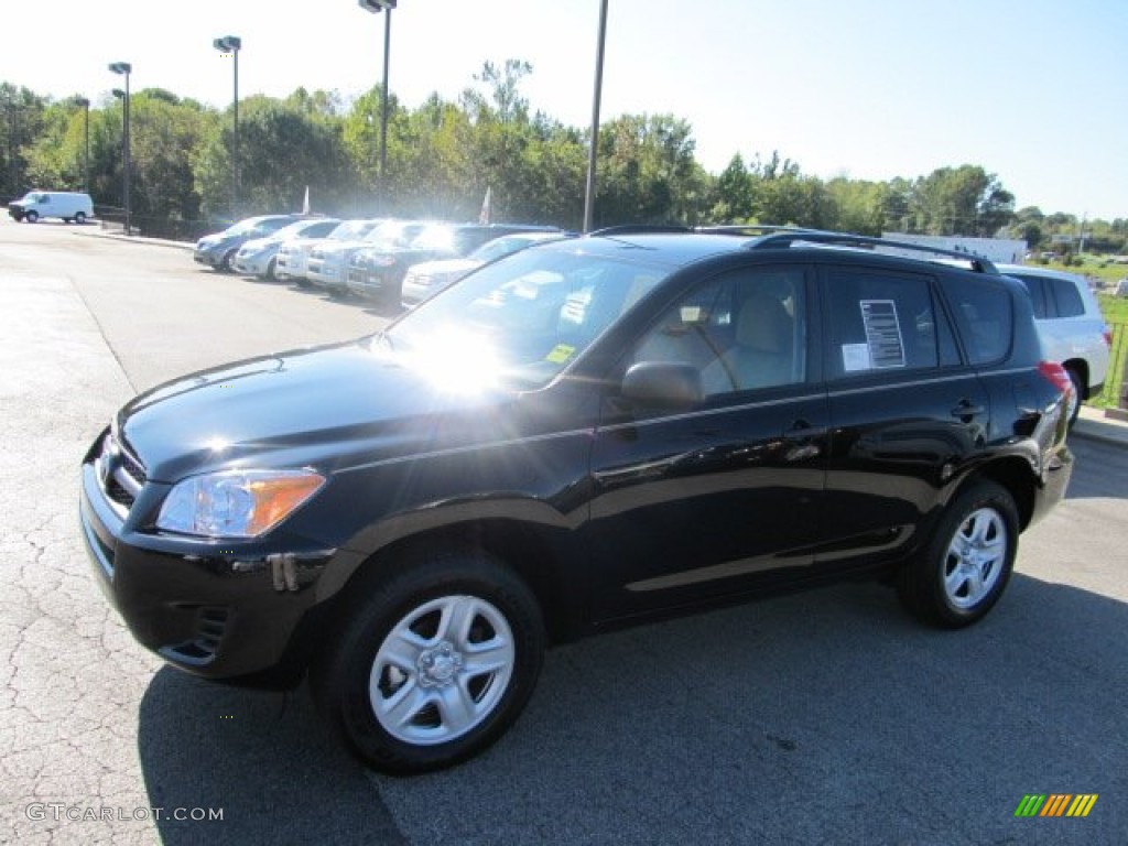 2011 RAV4 I4 - Black / Sand Beige photo #1