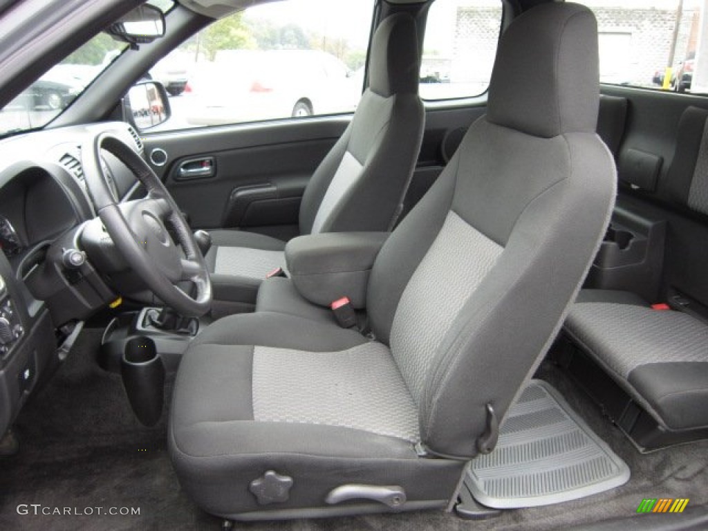 Ebony Interior 2009 Chevrolet Colorado Extended Cab 4x4 Photo #54913705