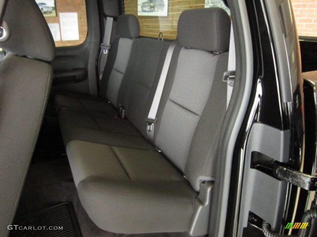 Ebony Interior 2012 Chevrolet Silverado 1500 LT Extended Cab 4x4 Photo #54914210