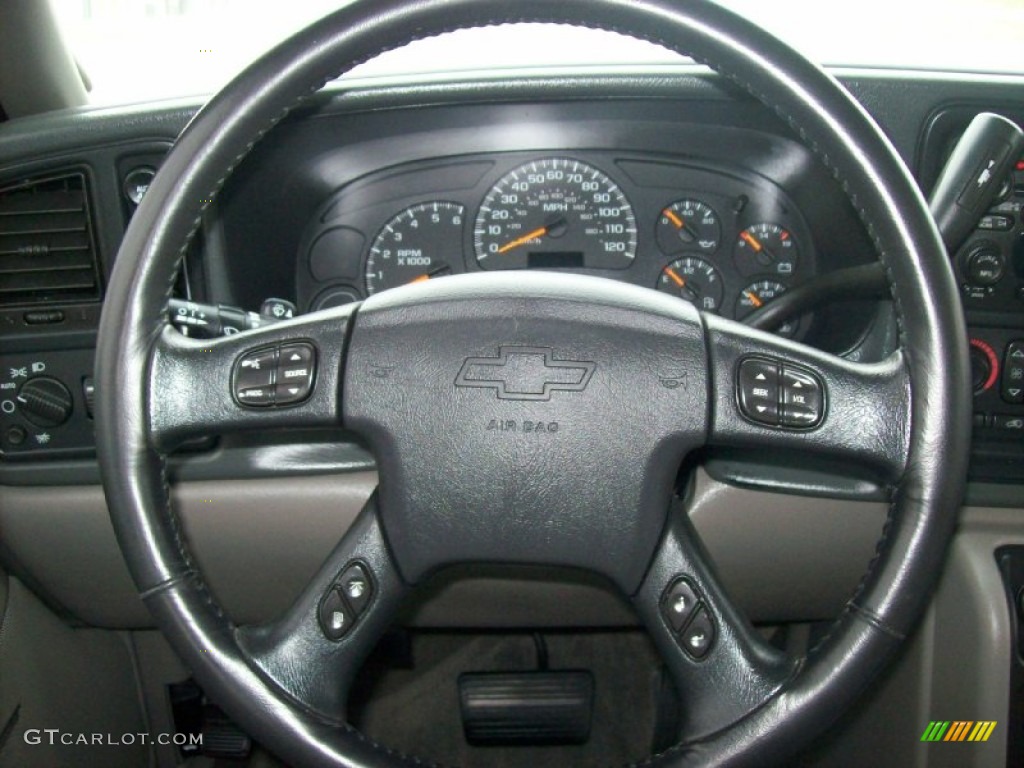 2005 Chevrolet Tahoe Z71 4x4 Tan/Neutral Steering Wheel Photo #54914266