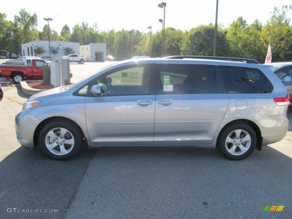 2011 Sienna LE - Silver Sky Metallic / Light Gray photo #2