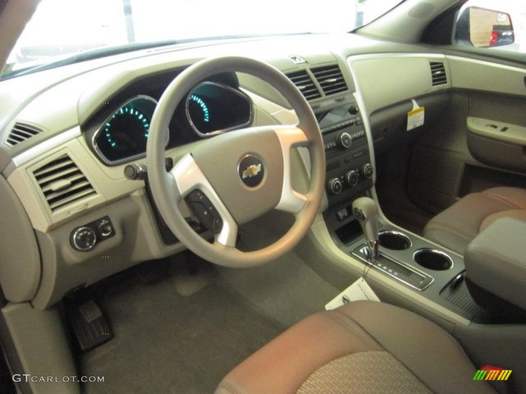 Dark Gray/Light Gray Interior 2012 Chevrolet Traverse LS Photo #54914398