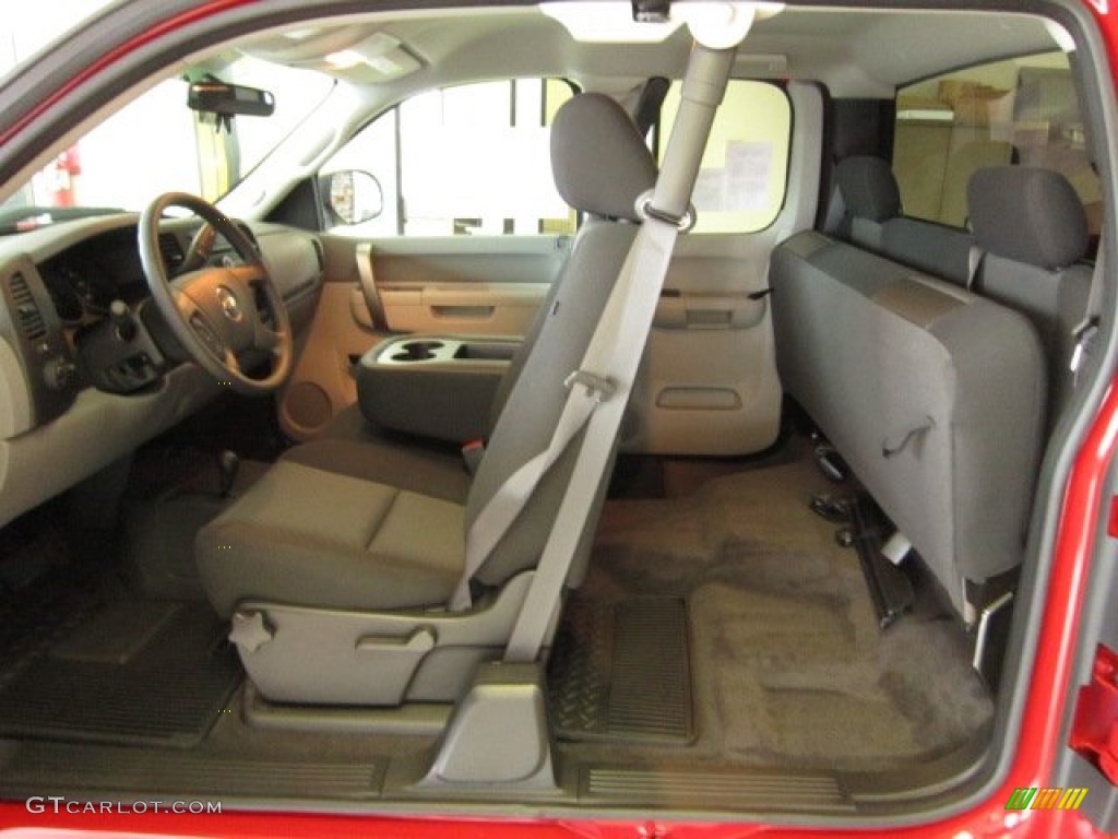 2012 Silverado 1500 Work Truck Extended Cab 4x4 - Victory Red / Dark Titanium photo #14