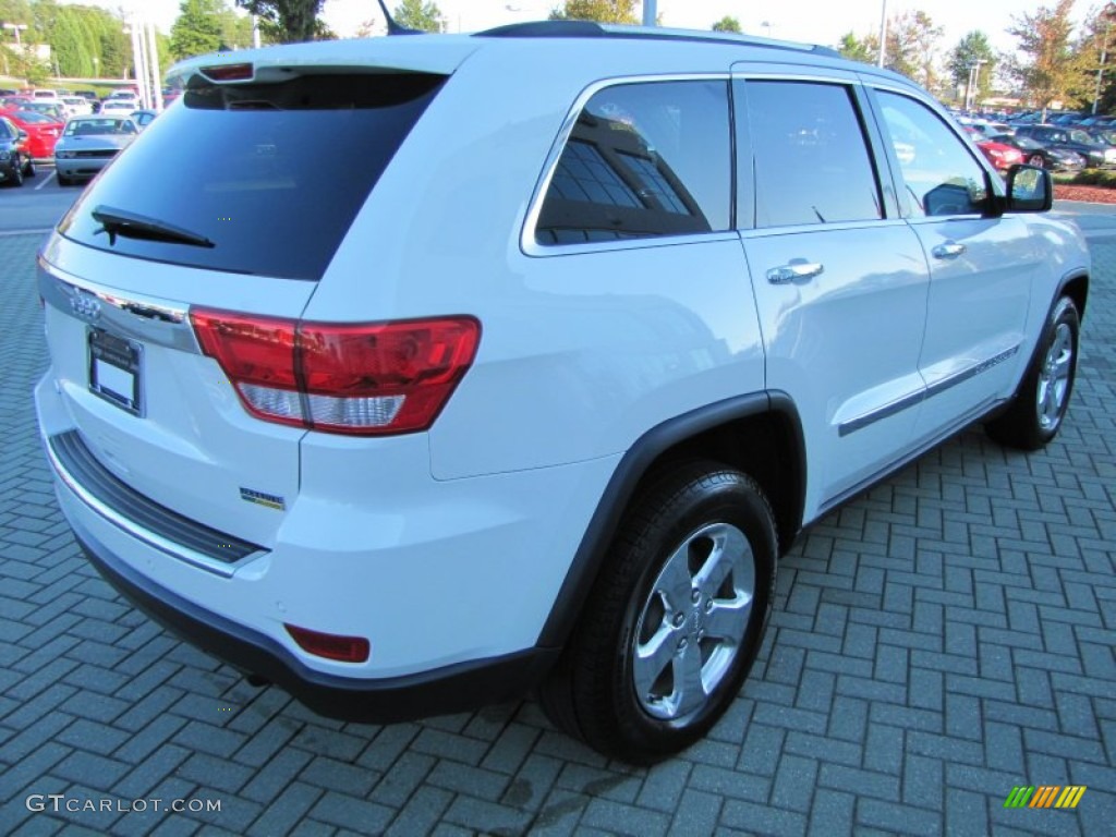 2011 Grand Cherokee Limited - Stone White / Black photo #5