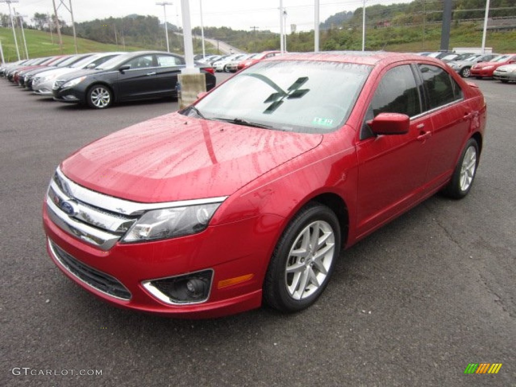 Red Candy Metallic 2011 Ford Fusion SEL V6 AWD Exterior Photo #54915322