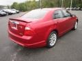 2011 Red Candy Metallic Ford Fusion SEL V6 AWD  photo #7
