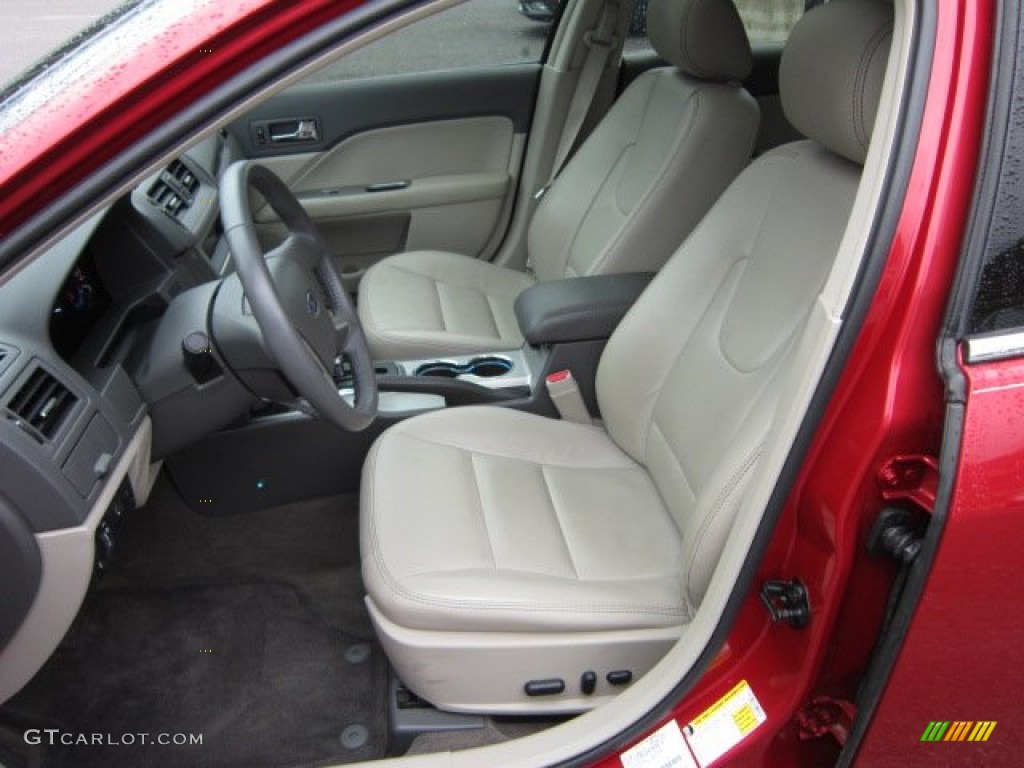 2011 Fusion SEL V6 AWD - Red Candy Metallic / Medium Light Stone photo #16