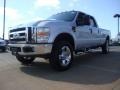 Silver Metallic 2008 Ford F350 Super Duty Lariat Crew Cab 4x4