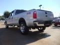 2008 Silver Metallic Ford F350 Super Duty Lariat Crew Cab 4x4  photo #3